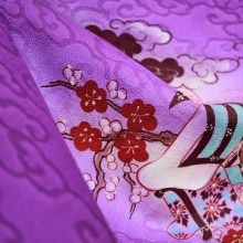 Antique haori - silk kimono jacket. HR291