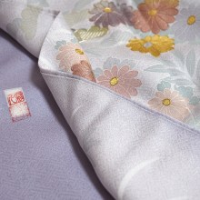  Японское женское шелковое кимоно KM325. Купить