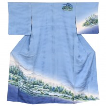 Japanese Silk Kimono Houmongi - KM462