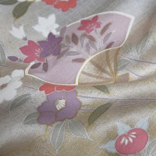 Japanese Silk Kimono Houmongi - KM585