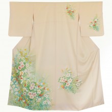 Japanese Silk Kimono Houmongi - KM587