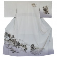 Japanese Silk Kimono Houmongi - KM603