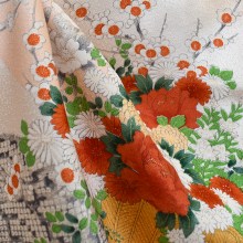 Japanese Silk Kimono Houmongi - KM622