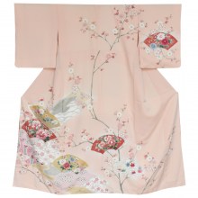 Japanese Silk Kimono Houmongi - KM650